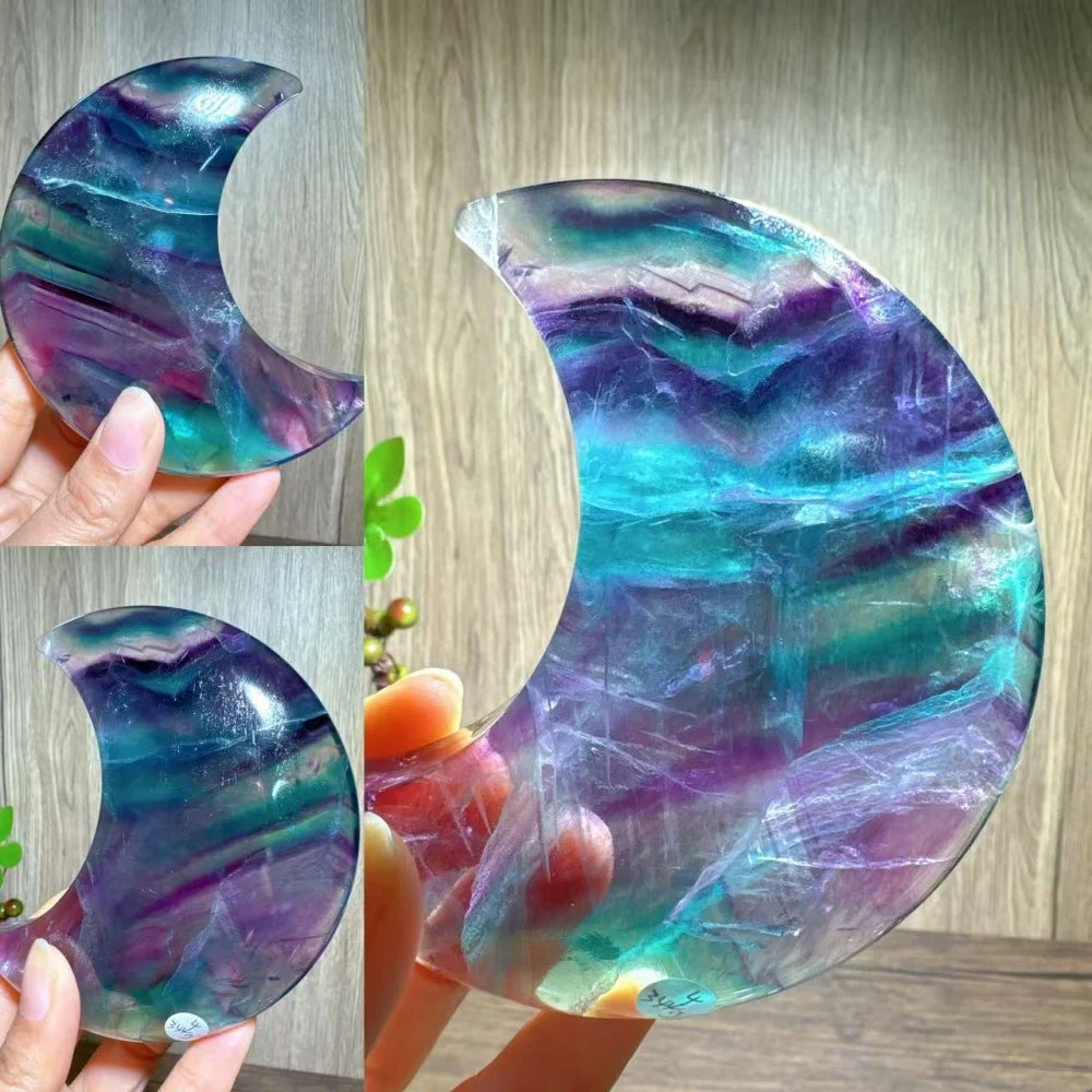 Rainbow Fluorite Moon-ToShay.org