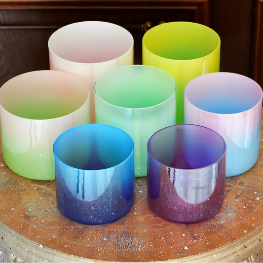 Mixed Crystal Singing Bowls-ToShay.org
