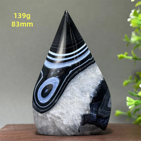 Black Agate Flame-ToShay.org