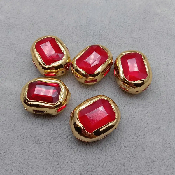 Red Glass Beads-ToShay.org