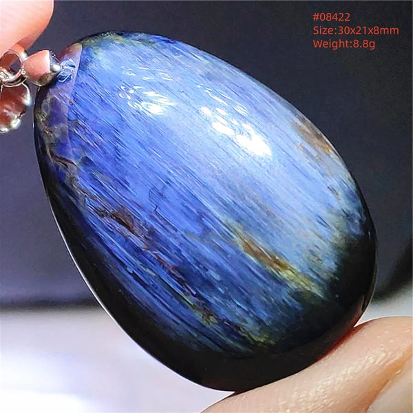 Blue Pietersite Chatoyant Pendant-ToShay.org
