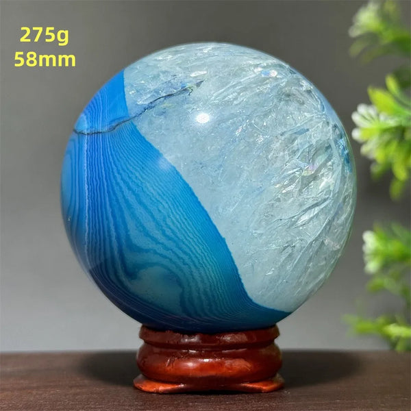 Blue Agate Ball-ToShay.org