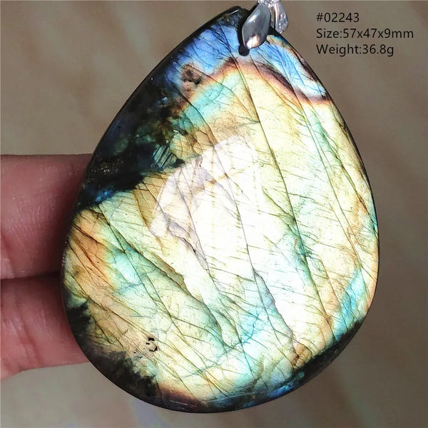 Blue Light Labradorite Pendant-ToShay.org