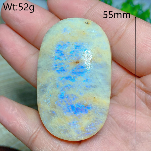 Blue Moonstone Palm Stones-ToShay.org