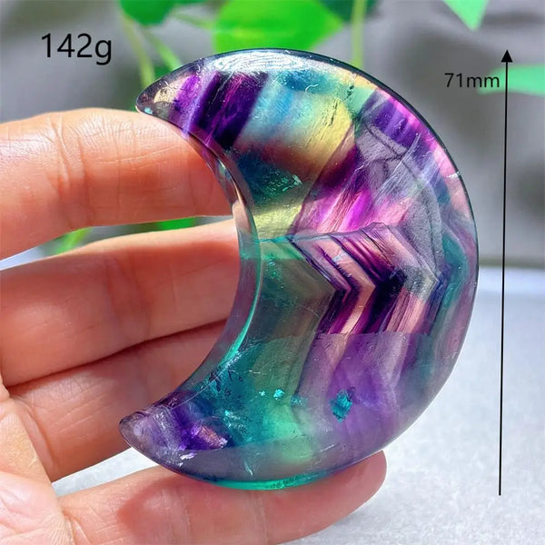 Rainbow Fluorite Moon-ToShay.org