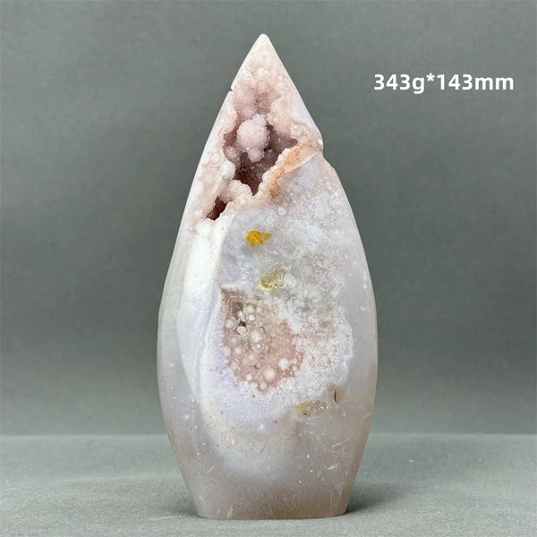 Pink Amethyst Agate Torch-ToShay.org