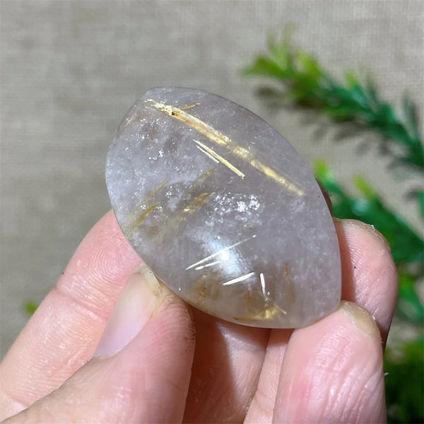 Gold Rutile Quartz Pendant-ToShay.org