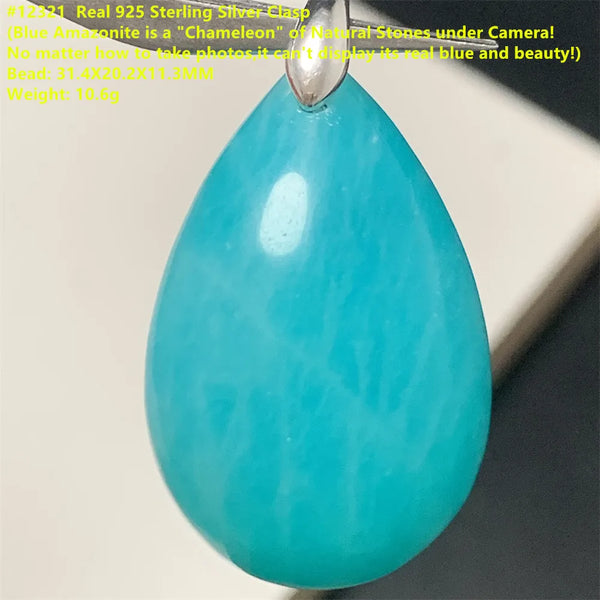Blue Amazonite Pendants-ToShay.org