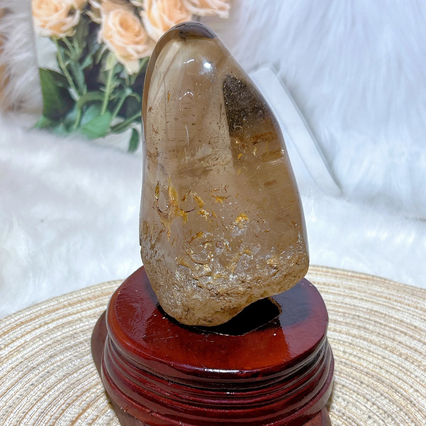 Smokey Rainbow Quartz Stone-ToShay.org