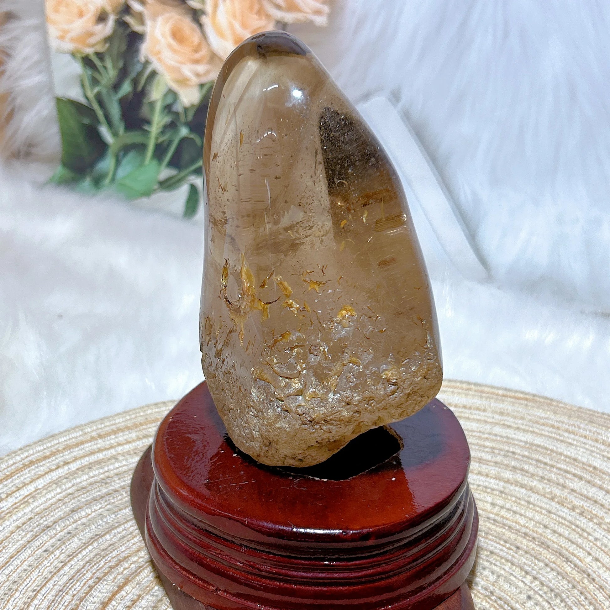 Smokey Rainbow Quartz Stone-ToShay.org