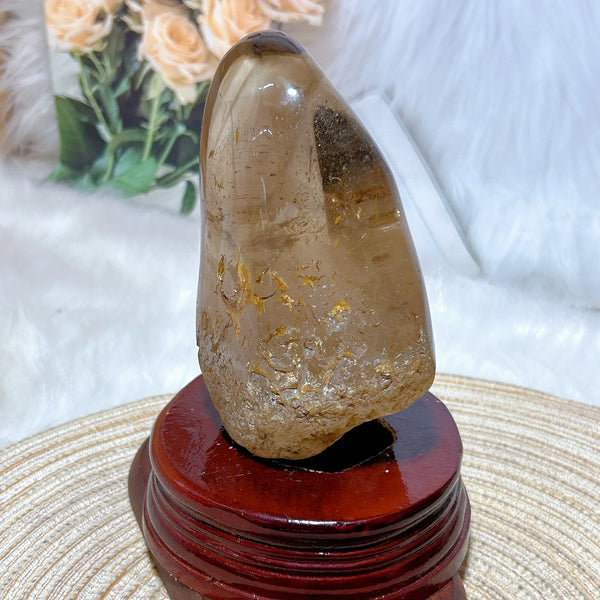 Smokey Rainbow Quartz Stone-ToShay.org