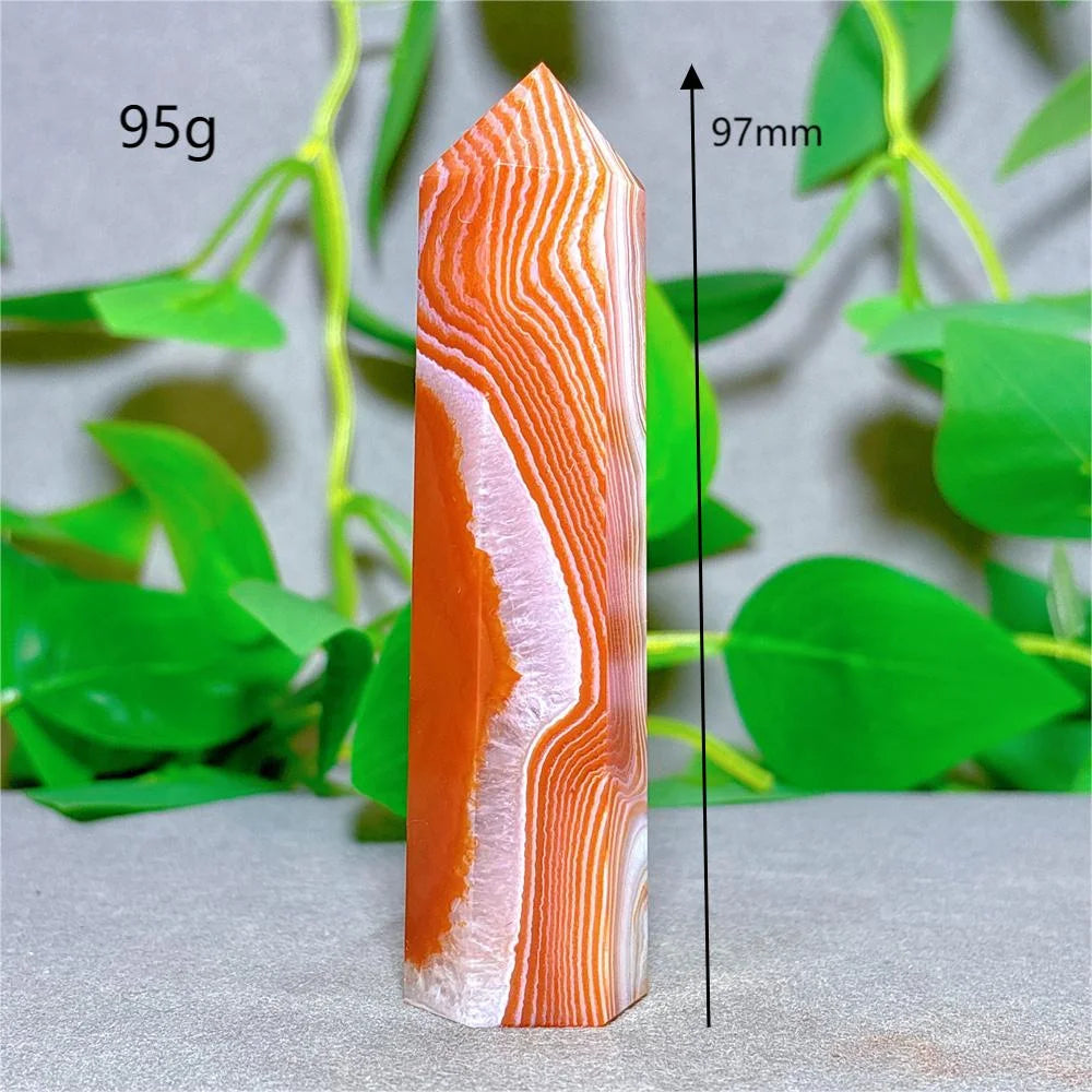 Orange Carnelian Quartz Tower-ToShay.org