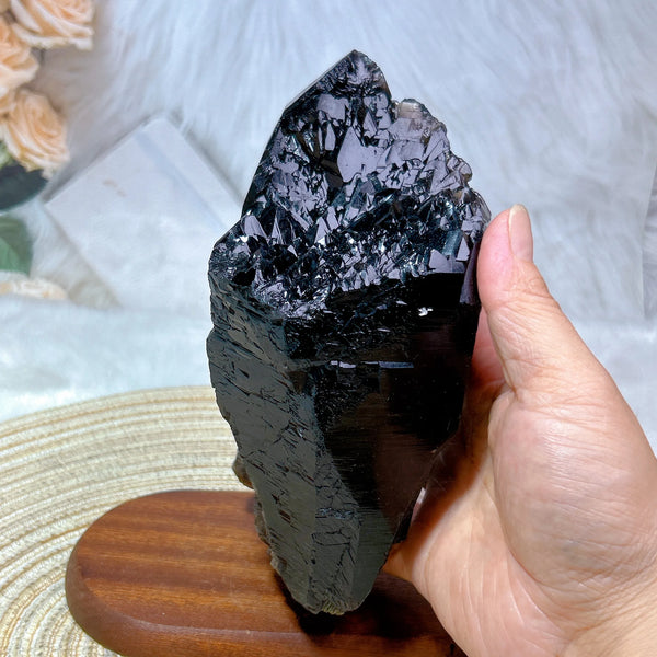 Black Quartz Cluster-ToShay.org