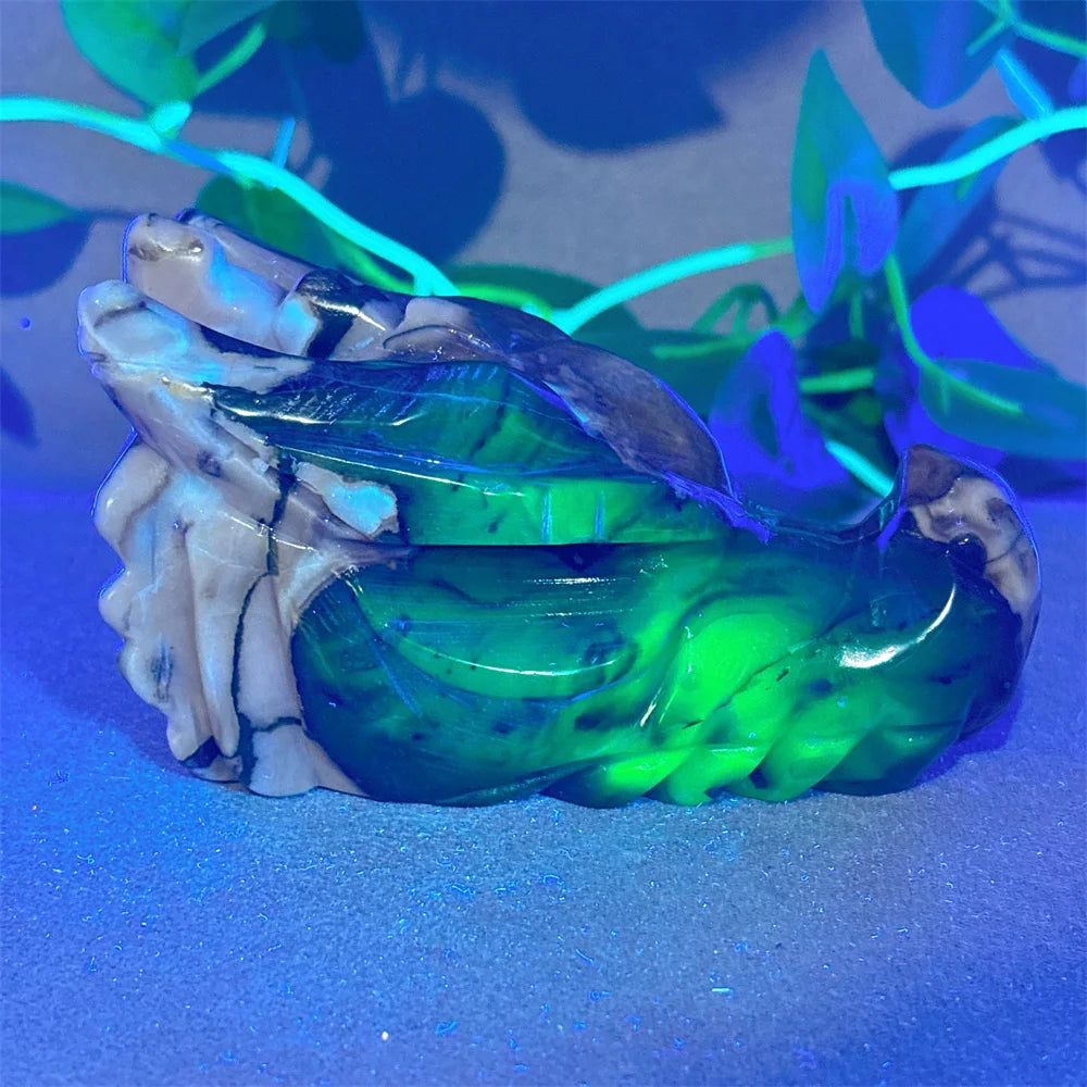 Fire Agate Dragon Skull-ToShay.org