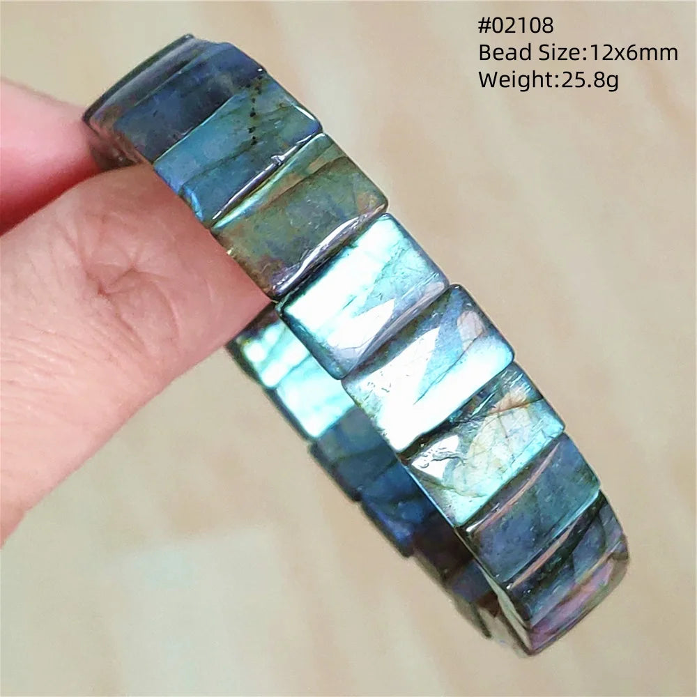 Blue Light Labradorite Bracelet-ToShay.org