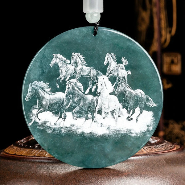 Green Jadeite Pendant-ToShay.org