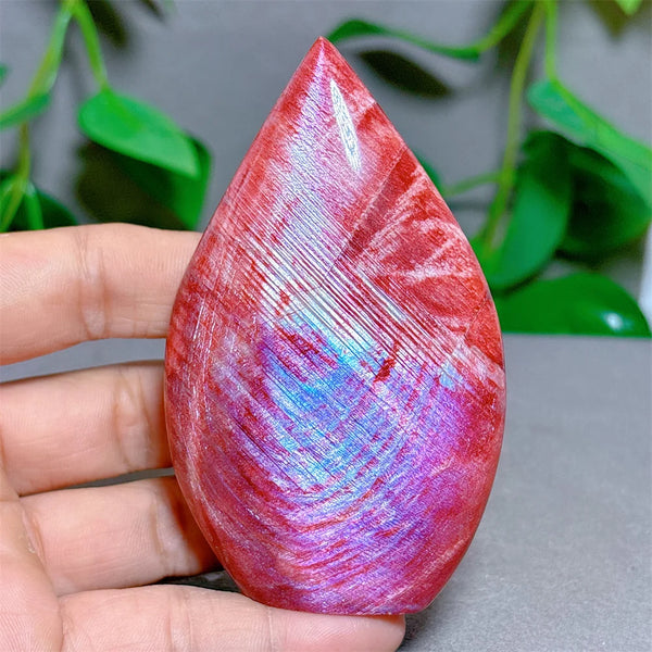 Red Moonstone Crystal Flame-ToShay.org