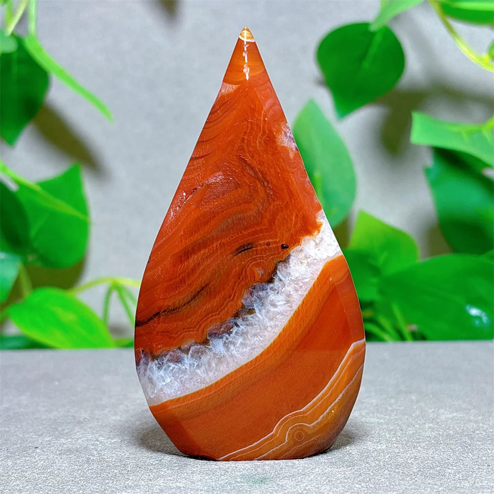 Orange Carnelian Quartz Flame-ToShay.org