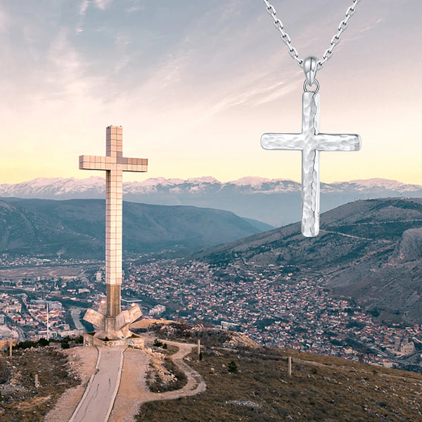 Silver Cross Pendant-ToShay.org