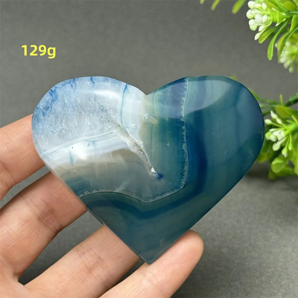 Blue Agate Heart-ToShay.org