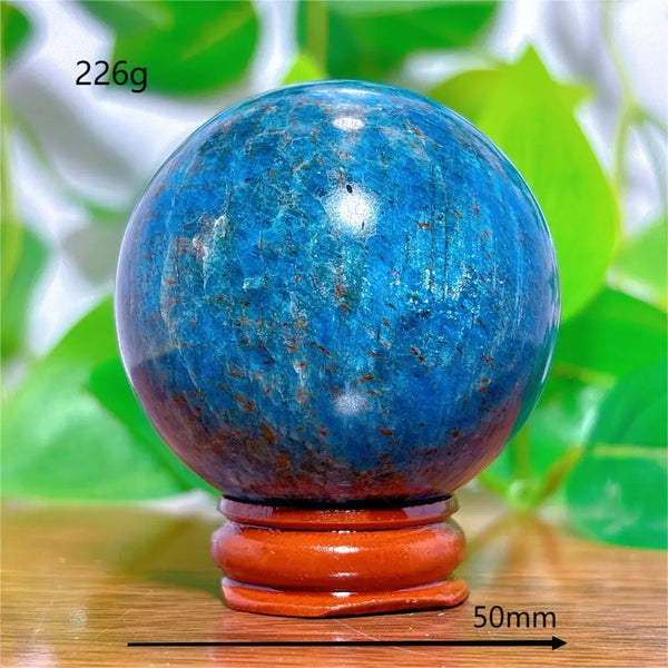 Blue Apatite Ball-ToShay.org