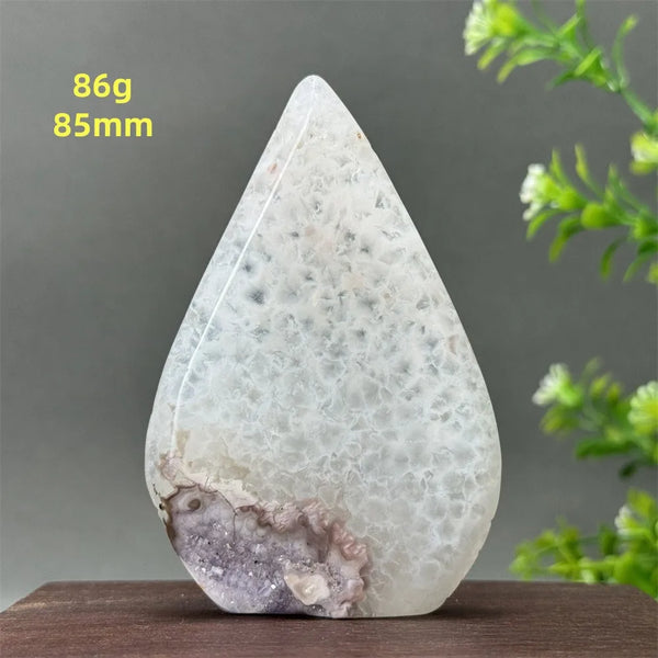 Blue Agate Geode Torch-ToShay.org