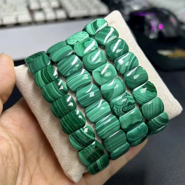 Green Malachite Bracelet-ToShay.org