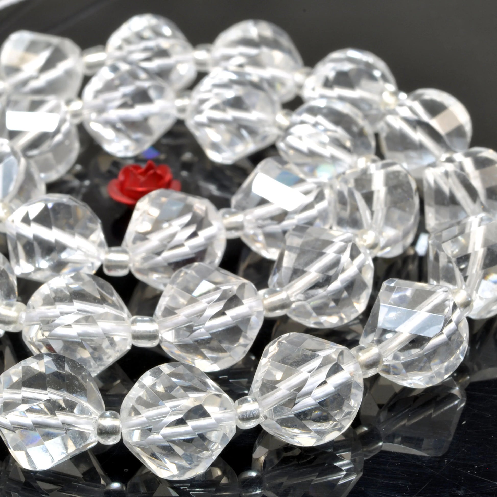 Clear Rock Crystal Beads-ToShay.org