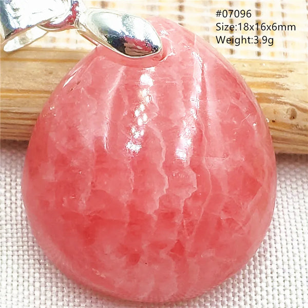 Red Rhodochrosite Pendant-ToShay.org