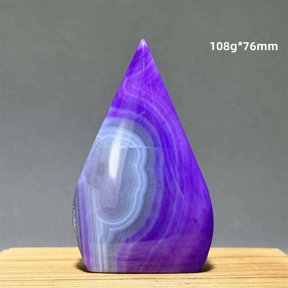 Purple Agate Torch-ToShay.org