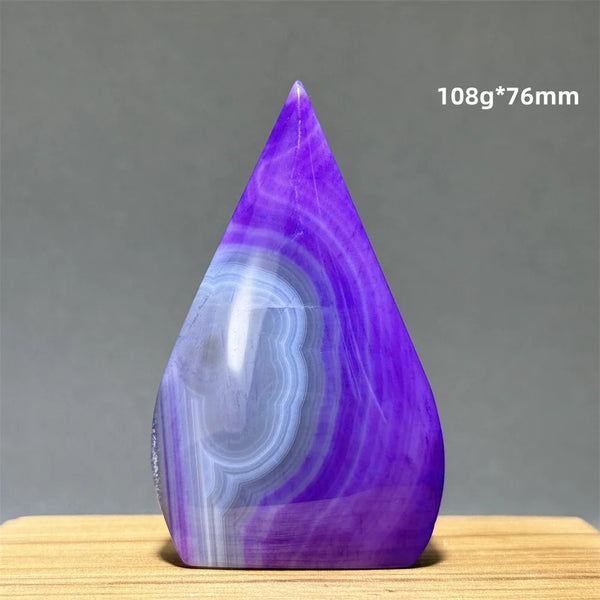Purple Agate Torch-ToShay.org