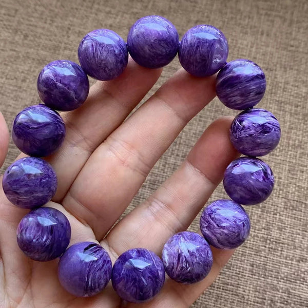 Purple Charoite Bracelet-ToShay.org