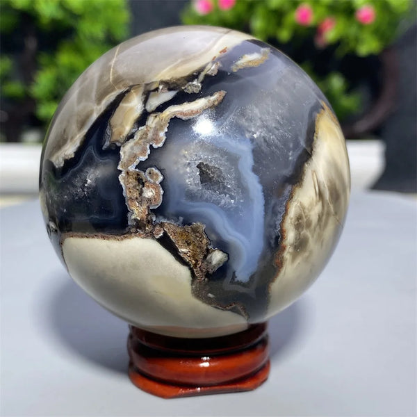 Fluorescent Agate Ball-ToShay.org