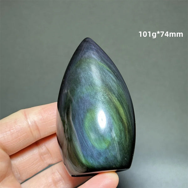 Rainbow Obsidian Torch-ToShay.org