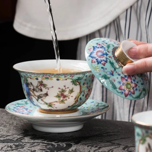 Gaiwan Ceramic Tea Bowl-ToShay.org