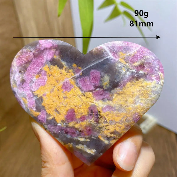 Pink Unicorn Tourmaline Heart-ToShay.org