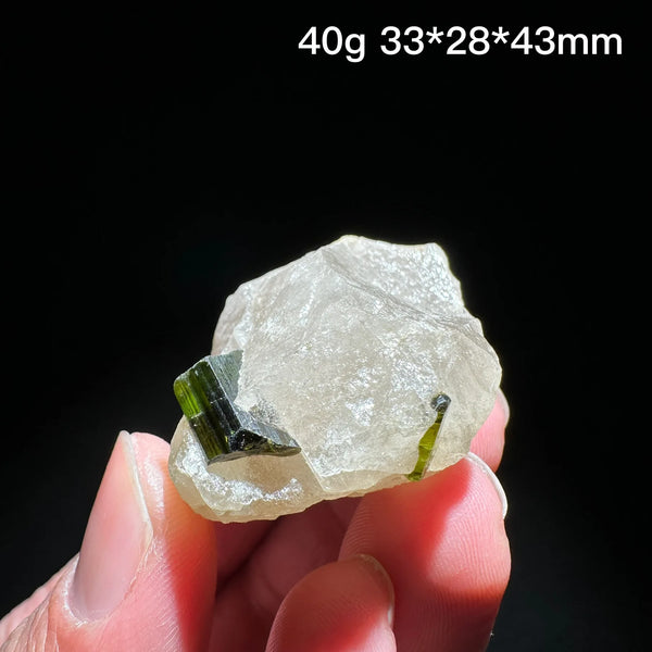 Green Tourmaline Crystal-ToShay.org