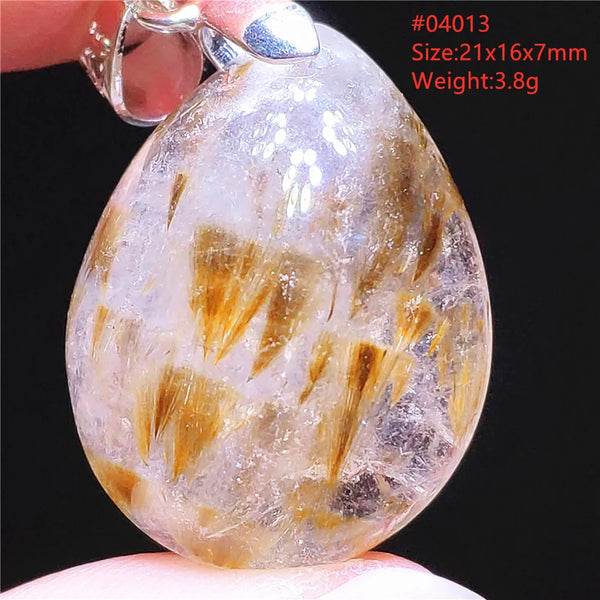 Purple Rutilated Auralite Pendant-ToShay.org