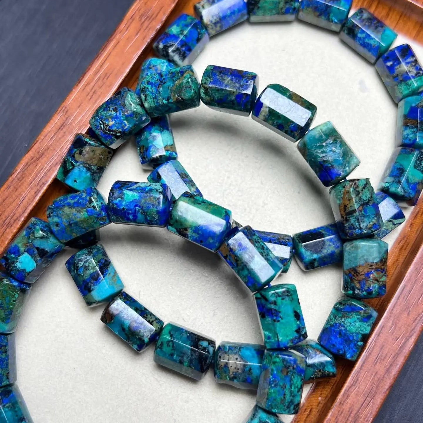 Blue Malachite Bracelet-ToShay.org
