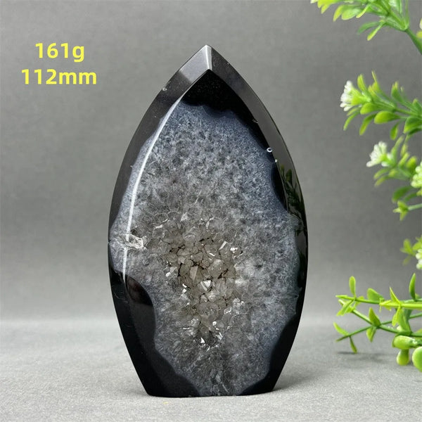 Black Onyx Geode Torch-ToShay.org