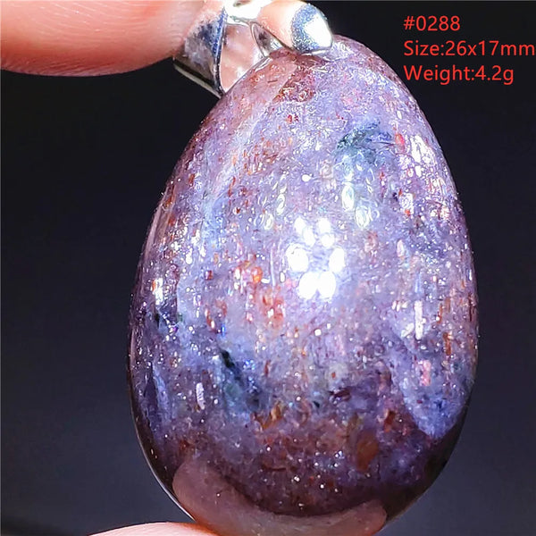 Red Blue Lolite Pendant-ToShay.org