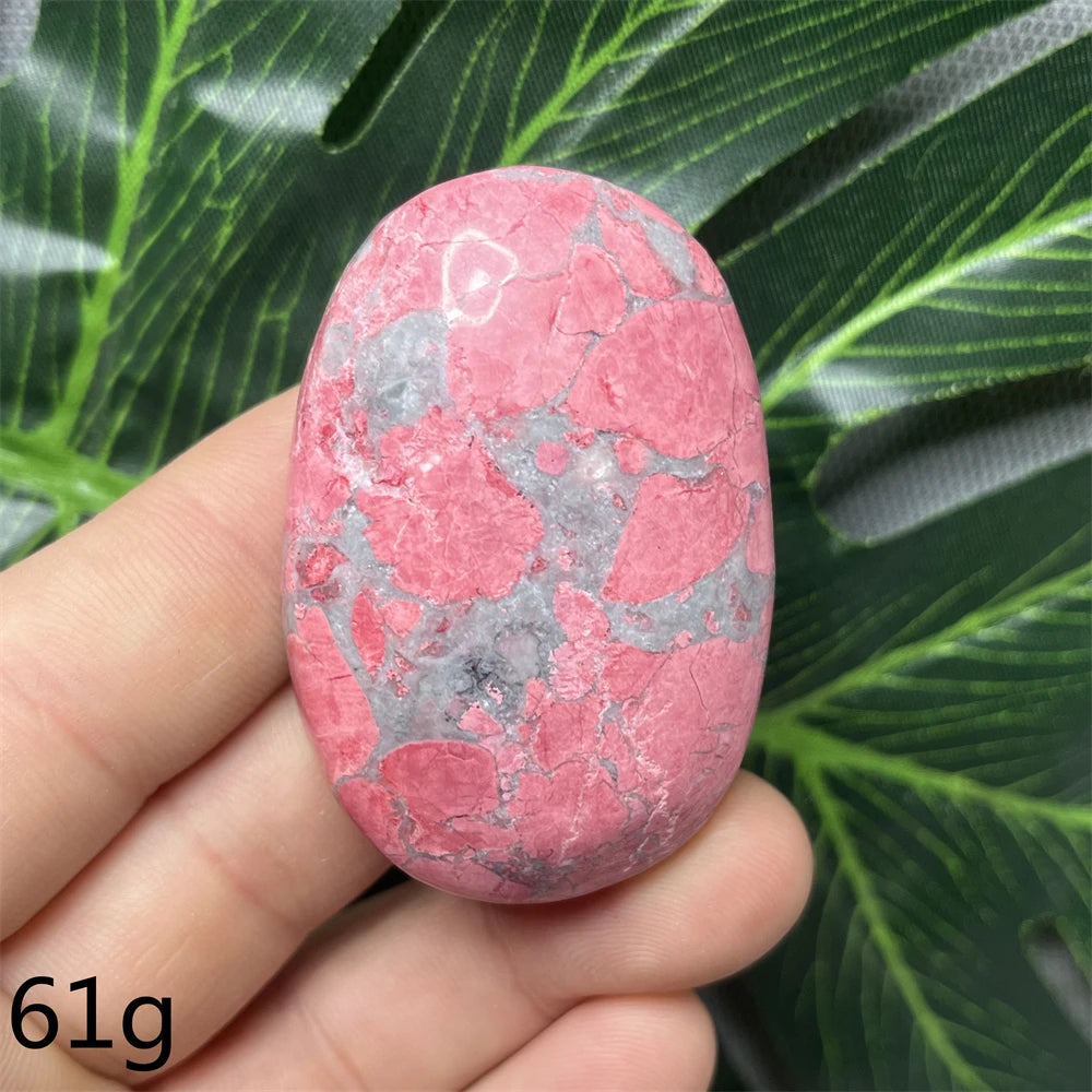 Pink Peach Jade Palm Stone-ToShay.org