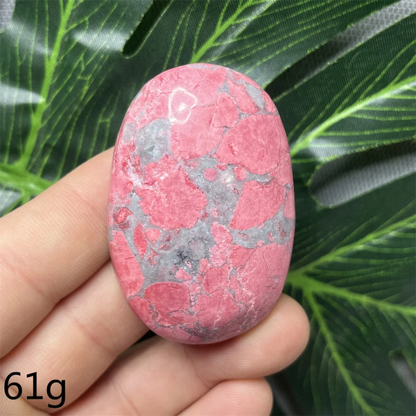 Pink Peach Jade Palm Stone-ToShay.org