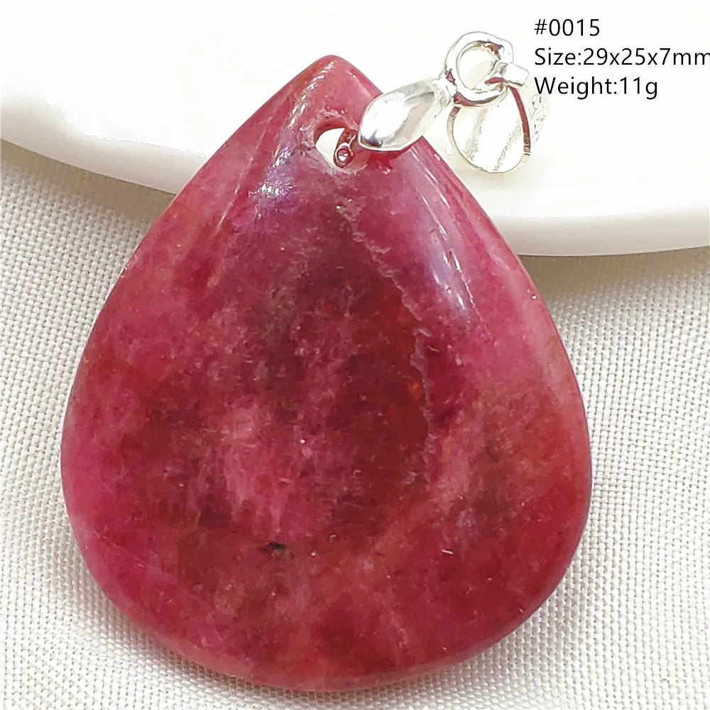 Red Rose Rhodonite Pendant-ToShay.org