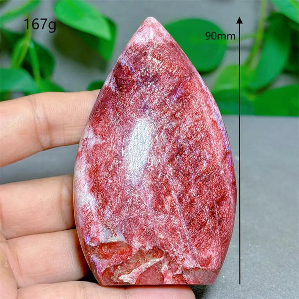 Red Moonstone Crystal Flame-ToShay.org
