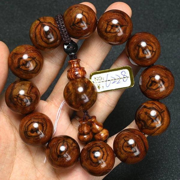 Wood Tiger Bead Bracelet-ToShay.org