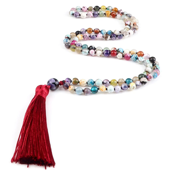 Mixed Crystal Prayer Mala-ToShay.org