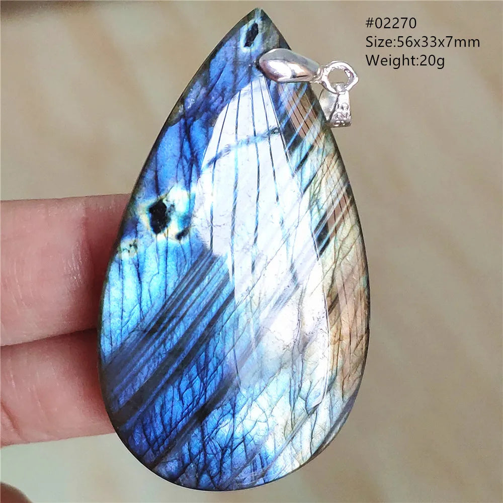 Blue Labradorite Pendant-ToShay.org