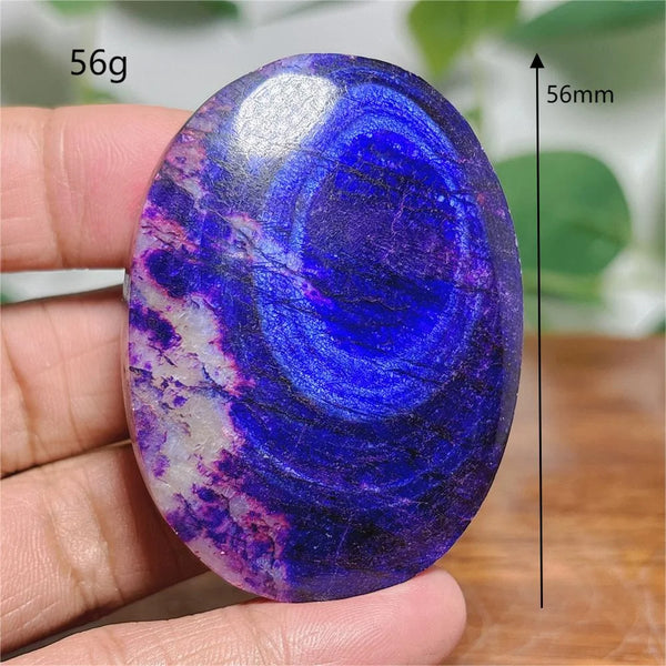 Violet Moonstone Palm Stone-ToShay.org