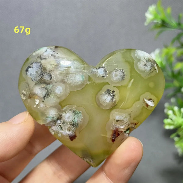Green Cherry Blossom Agate-ToShay.org